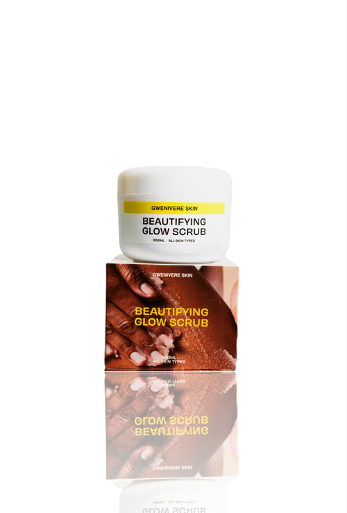 Beautifying glow scrub